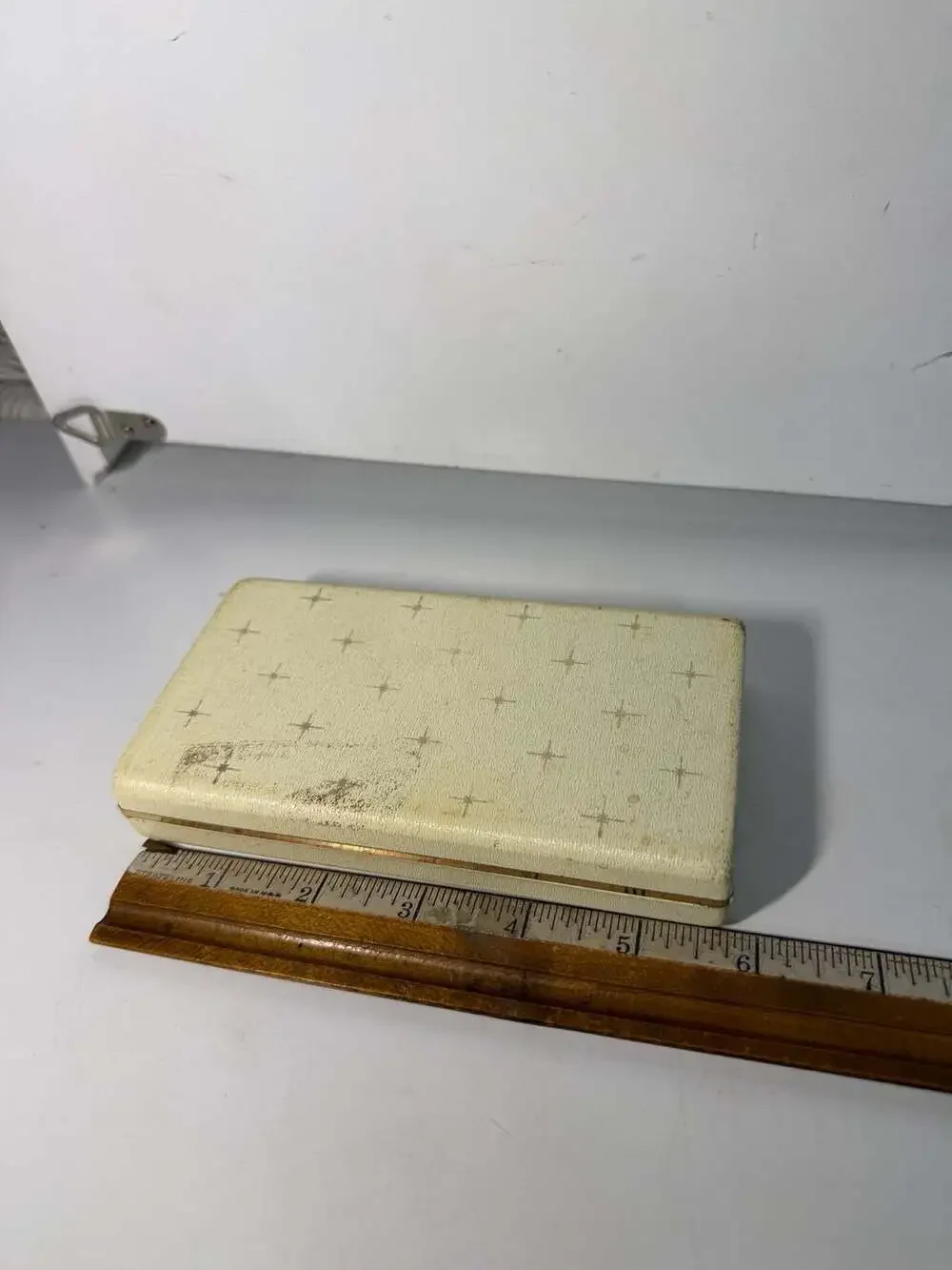 Vintage Krementz Jewelry Presentation Box - Midcentury Modern Starburst Pattern